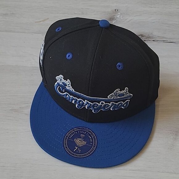 Ebbets Field flannels SANTURCE CANGREJEROS NLB FLIP FITTED BALLCAP BLACK NWT - Picture 6 of 9